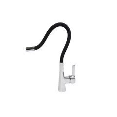 КУХНЕНСКИ СМЕСИТЕЛ С ГЪВКАВА ЛЕБЕДКА FALA ЧЕРЕН_2