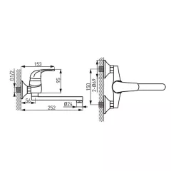 КУХНЕНСКИ СМЕСИТЕЛ VASTO BVA5_1