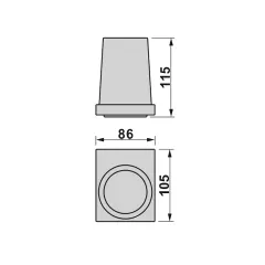 ЧАША ЗА ЧЕТКИ  ЗА ЗЪБИ - ICA 2558_1