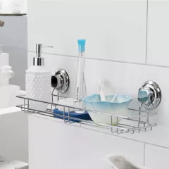 ДЪЛГА ЕТАЖЕРКА НА ВАКУУМ BESTLOCK BAT ХРОМ 4689_1