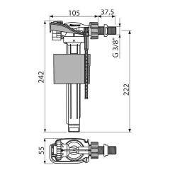 ПЪЛНЕЩ МЕХАНИЗЪМ - ALCAPLAST, A160_1