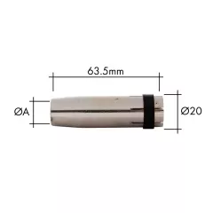 ГАЗОВА ДЮЗА Ф12,5 ЗА MB 24 KD WURTH 2БР 0708 250 003_0