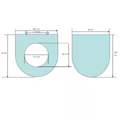 ТОАЛЕТНА СЕДАЛКА  - ICST 910B_1