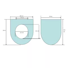 ТОАЛЕТНА СЕДАЛКА  - ICST 910BG_1