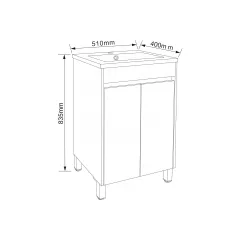 ДОЛЕН ШКАФ ЗА БАНЯ ICP 5038_2