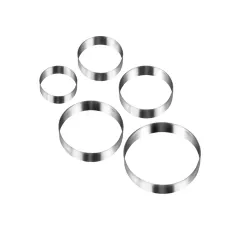 ФОРМИ ЗА СЛАДКИ КОМПЛЕКТ 5 БРОЯ /КРЪГ/ DOLCEFORN 25.23.75_0