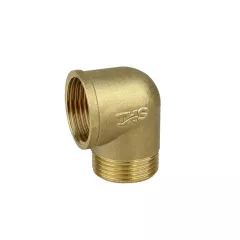 КОЛЯНО С ВЪТРЕШНА РЕЗБА МЕСИНГ 1/2