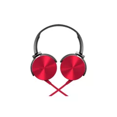 СЛУШАЛКИ С МИКРОФОН MDR-XB450AP ЧЕРВЕНИ_0