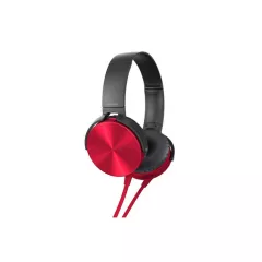 СЛУШАЛКИ С МИКРОФОН MDR-XB450AP ЧЕРВЕНИ_1