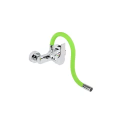 СТЕНЕН КУХНЕНСКИ СМЕСИТЕЛ С ГЪВКАВ ЧУЧУР FALA ЗЕЛЕН_3