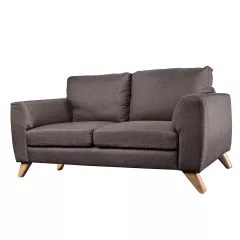 ДВУМЕСТЕН ДИВАН COOPER DARK GREY 158x80x82 СМ_0