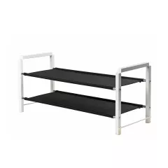 ЕТАЖЕРКА ЗА ОБУВКИ RICCO X-1904 BLACK&WHITE 30х70х28 СМ_0