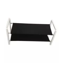 ЕТАЖЕРКА ЗА ОБУВКИ RICCO X-1904 BLACK&WHITE 30х70х28 СМ_1