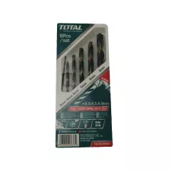 КОМПЛЕКТ СВРЕДЛА С ЦИЛИНДРИЧЕН ЗАХВАТ 6 БРОЯ Ф2-Ф8 TOTAL TACSD0605_0