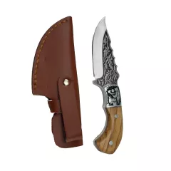 ГРАВИРАН НОЖ С КОЖЕН КАЛЪФ_1