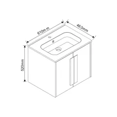 ДОЛЕН ШКАФ ЗА БАНЯ ICP 6451-2_2