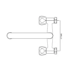 СТЕНЕН СМЕСИТЕЛ - 716-16СМ, U ЛЕБЕДКА_2