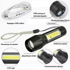 ПОЛИЦЕЙСКИ LED ФЕНЕР С USB ЗАРЕЖДАНЕ_1
