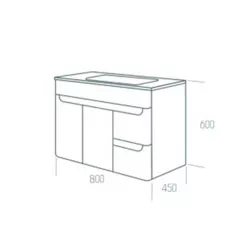 ДОЛЕН ШКАФ С УМИВАЛНИК WAVE 80_2