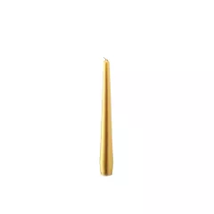 КОНУСНА СВЕЩ ЗЛАТНА 29 СМ_0