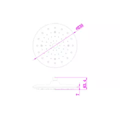 ПИТА ЗА СТАЦИОНАРЕН ДУШ  -  ICH 2316W_2