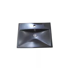 УМИВАЛНИК ЗА БАНЯ ELITE 60 СМ ЧЕРЕН МАТ_0