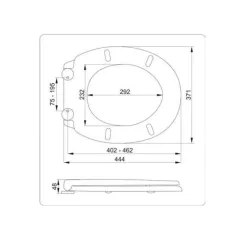 ТОАЛЕТНА СЕДАЛКА 2В1   - FALA, 75471_3