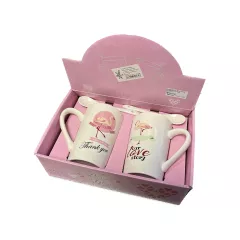 ЧАШИ КЕРАМАМИЧНИ. - 2БР В КУТИЯ ФЛАМИНГО 2*350МЛ И02-10175_0