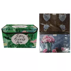 КУТИЯ ИЗКУСТВЕНА КОЖА 38*25*28 МИКС Т14-686 14882_0