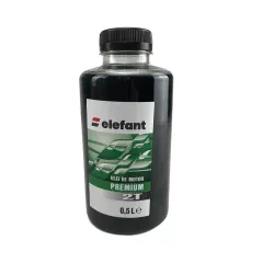 ДВИГАТЕЛНО МАСЛО ELEFANT 2T ЗЕЛЕНО 0.5Л 1104_0