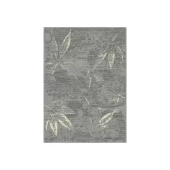 КИЛИМ LANU - ВИНТИДЖ С ЛИСТ, СИВ, 60*110СМ., МОД. 213504511/  89944_0