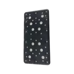 ПЛАНКА МОД. 504, 200Х100Х2.2-  ЧЕРНА МАТ/    15258_0