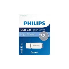 ФЛАШ ПАМЕТ - PHILIPS,  USB 2.0 , 32GB., БЯЛА_0