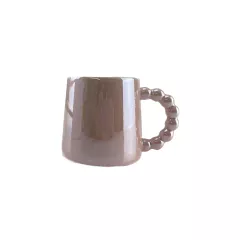 КЕРАМИЧНА ЧАША -ОГЛЕДАЛНА С ДРЪЖКА МОДЕЛ NK-013,РОЗОВА/14319-3_0