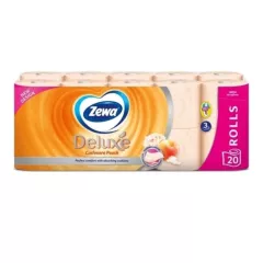 ТОАЛЕТНА ХАРТИЯ ZEWA DELUXE - CASHMERE PEACH, 20 БРОЯ_0