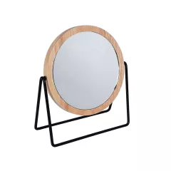 ОГЛЕДАЛО ЧЕРНО/БАМБУК PLAIN 71108121_0