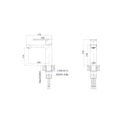 СМЕСИТЕЛ ЗА УМИВАЛНИК ХРОМ 111320C_1