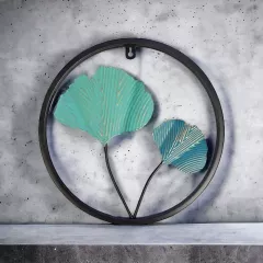 ДЕКОРАТИВНО ПАНО Ф30СМ ЧЕРНО/СИНЬО И02-18840/1_0