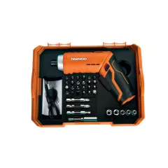 ОТВЕРТКА АКУМУЛАТОРНА LI-ION 3,7V 33БР АКСЕС. DAS40_0