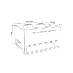 ДОЛЕН ШКАФ ЗА БАНЯ ICP10050WOODEN С МИВКА_1