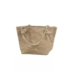 ПЛАЖНА ЧАНТА 48/36/18СМ., БЕЖОВА/ И02-20407-1_0