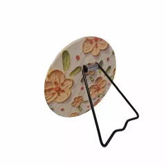 ОГЛЕДАЛО НАСТОЛНО Ф15 КРЪГ ЦВЕТЯ Т104-1 И02-18709/1_1