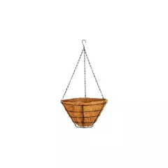 КАШПА ВИСЯЩА С КОКОСОВА КОШНИЦА,КОНУС 35 СМ -690228_0