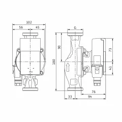 ПОМПА WILO ATMOS PICO 25/1-4 052329-425_1