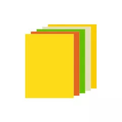 КАРТОН ЦВЕТЕН  АСОРТИ А4 160ГР 5*25Л НАСИТЕН 6437_0