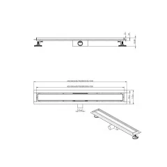 СИФОН -  ICD 50049/80 , EASY DRAIN, 800 MM_1