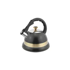 ЧАЙНИК С ЦЕДКА HAUSROLAND HR760-4 3,5Л ЧЕРЕН НЕРЪЖДАЕМА_0