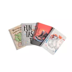 БЕЛЕЖНИК A6 ILIJANUM  60Л. МЕКИ КОРИЦИ  СПИРАЛА - 45677/456845678/45_2