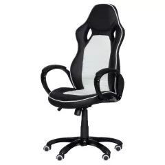 ГЕЙМЪРСКИ СТОЛ CARMEN 7502 - БЯЛ-ЧЕРЕН_2