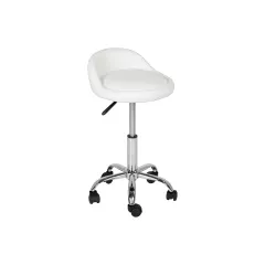 ТАБУРЕТКА С КОЛЕЛЦА CARMEN 3067 - БЯЛ_0